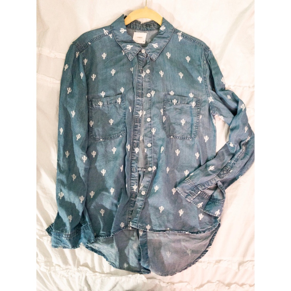 Cactus denim shirt-from Francesca’s